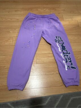 Purple spider pants